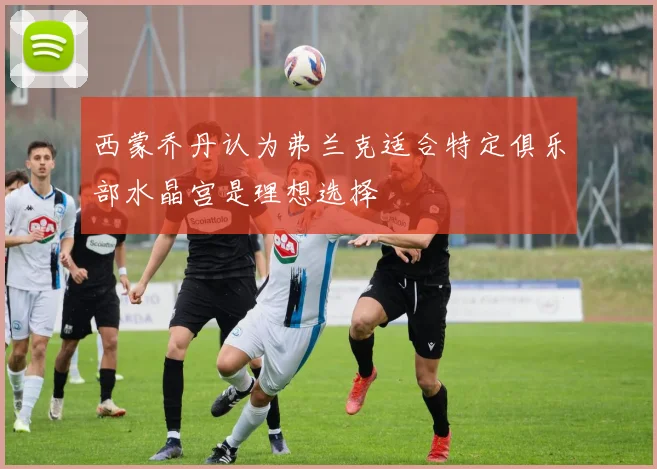 西蒙乔丹认为弗兰克适合特定俱乐部水晶宫是理想选择